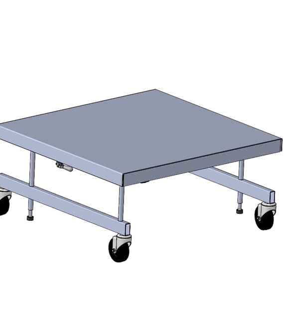 robot-mobile-cartw-with-brakes