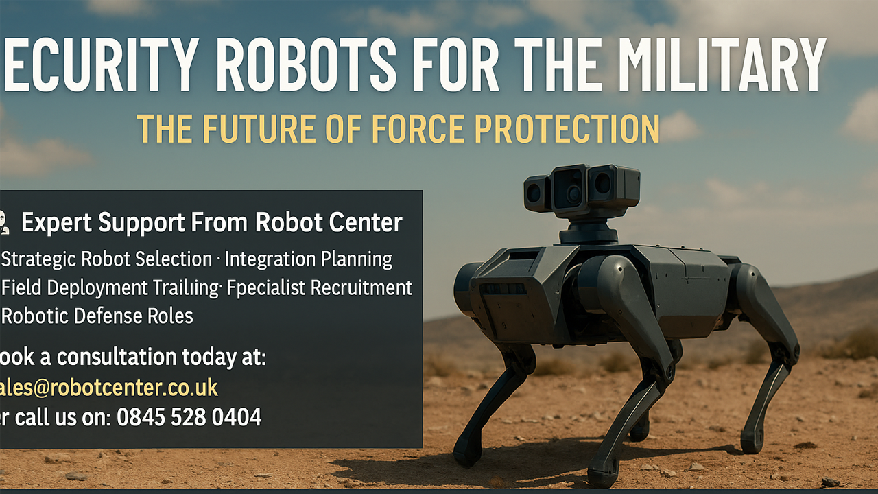 Security Robots for the Military: The Future of Force Protection