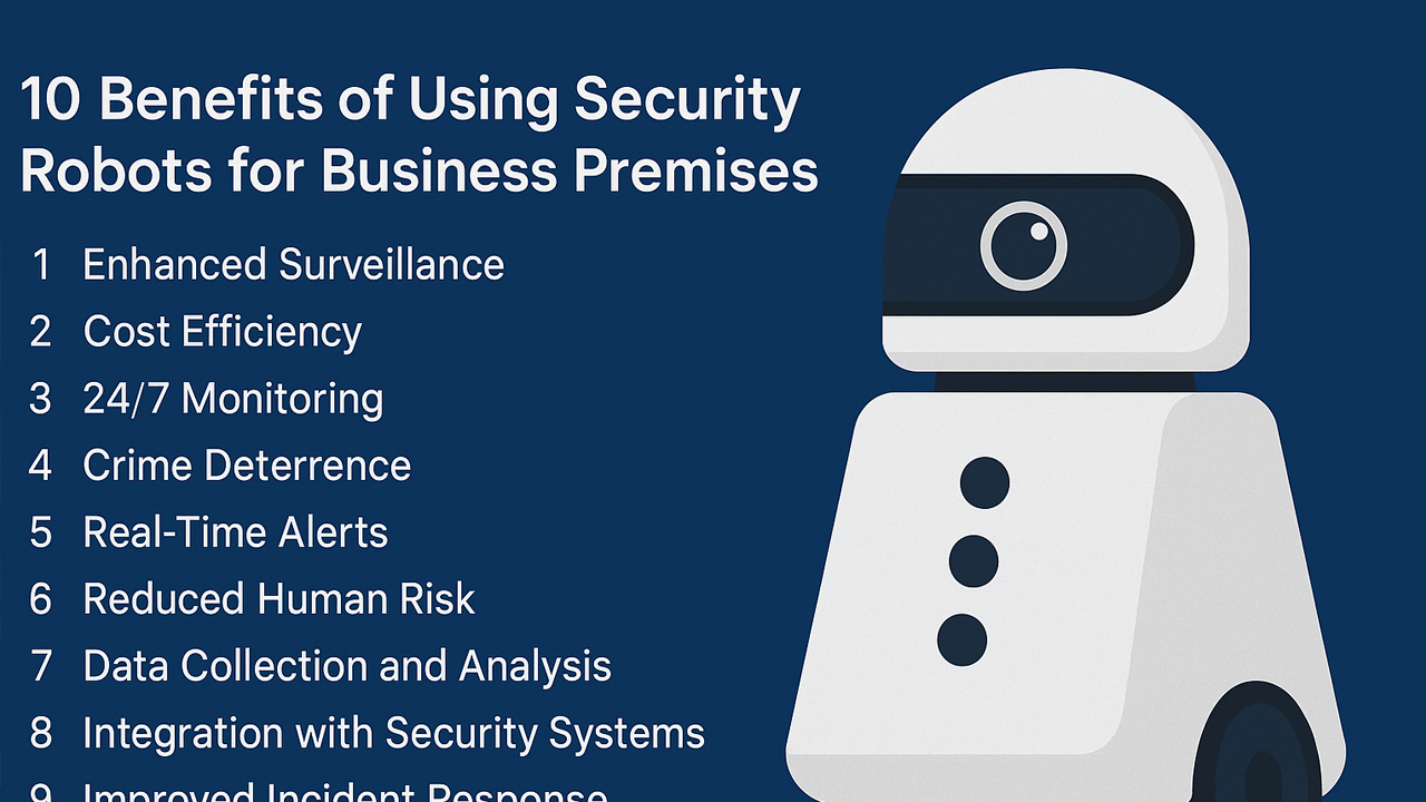 10 Benefits of Using Security Robots for Business Premises