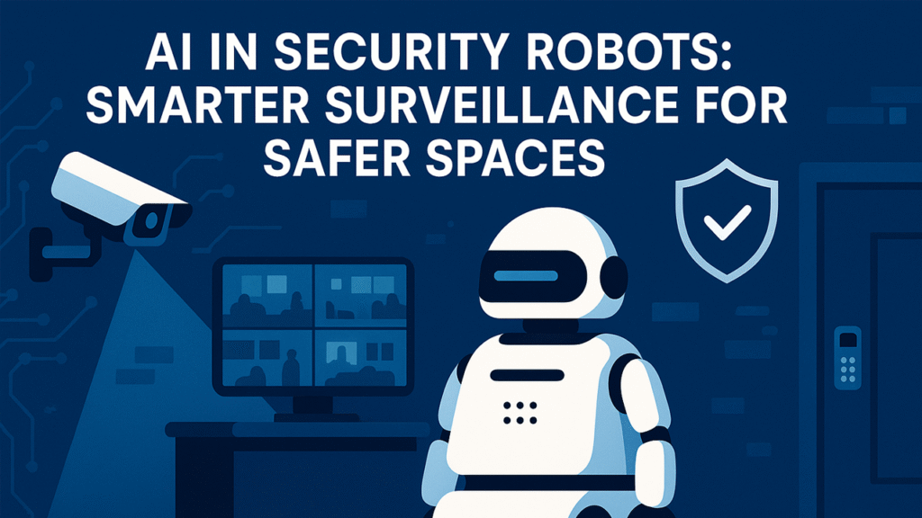 AI in Security Robots: Smarter Surveillance for Safer Spaces