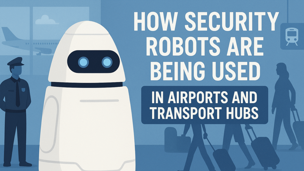 How Security Robots Are Being Used in Airports and Transport hubs
