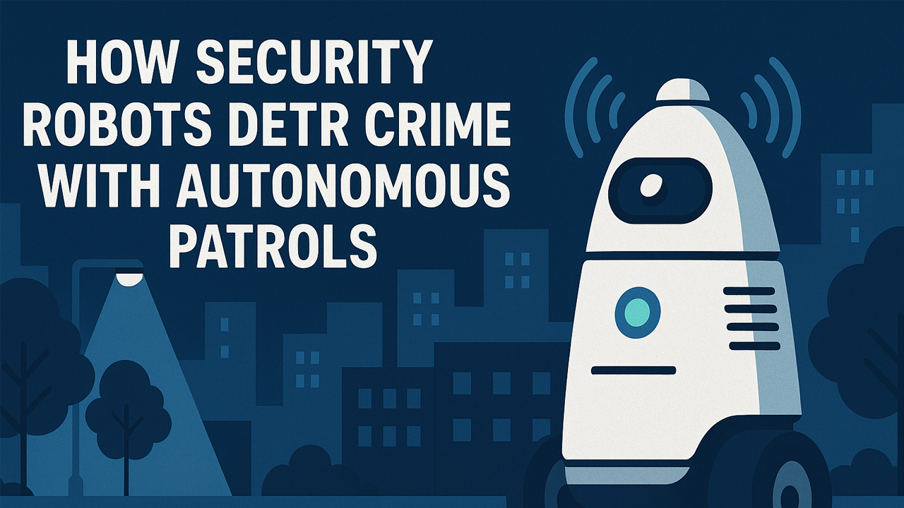 How Security Robots Deter Crime with Autonomous Patrols