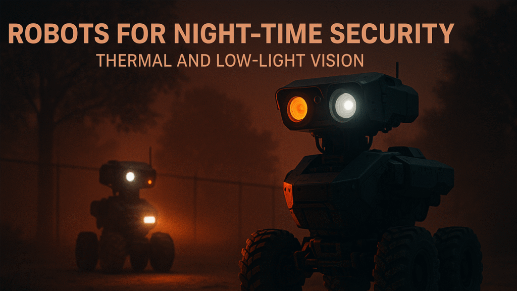 Robots for Night-Time Security - Thermal and Low-Light Vision