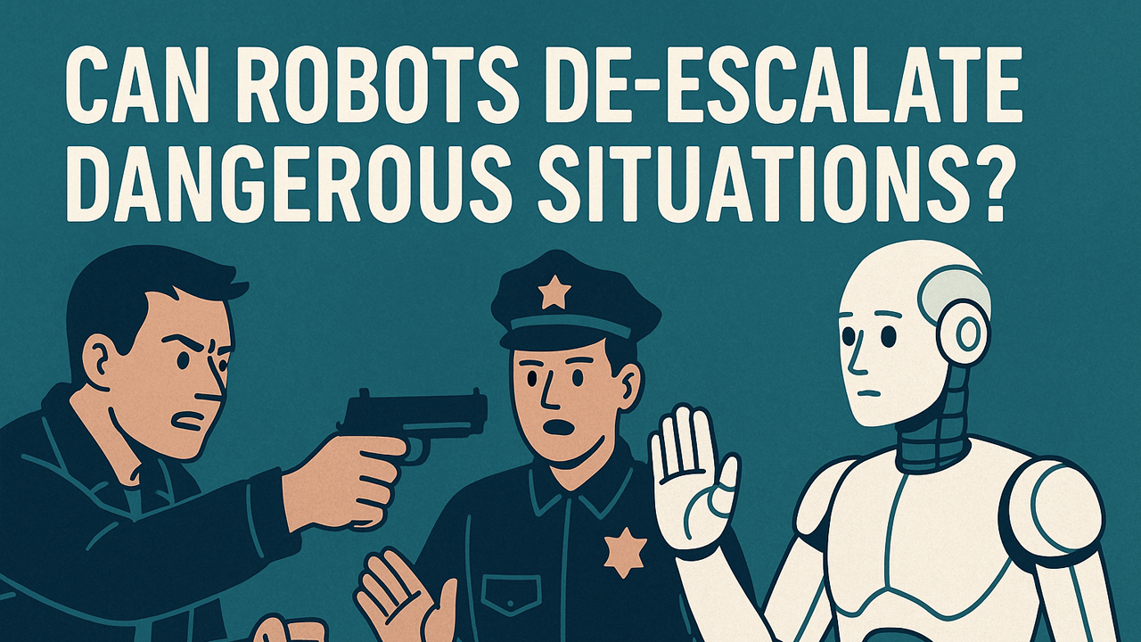 Can Robots De-escalate Dangerous Situations?