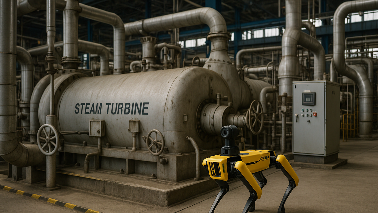 Reducing Downtime in Power Plants with Autonomous Robots