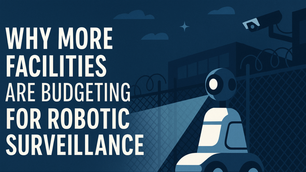Why More Facilities Are Budgeting for Robotic Surveillance