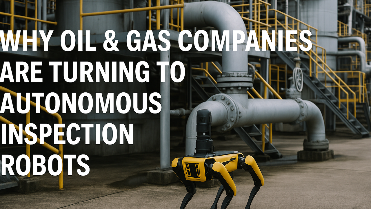 Why Oil & Gas Companies Are Turning to Autonomous Inspection Robots