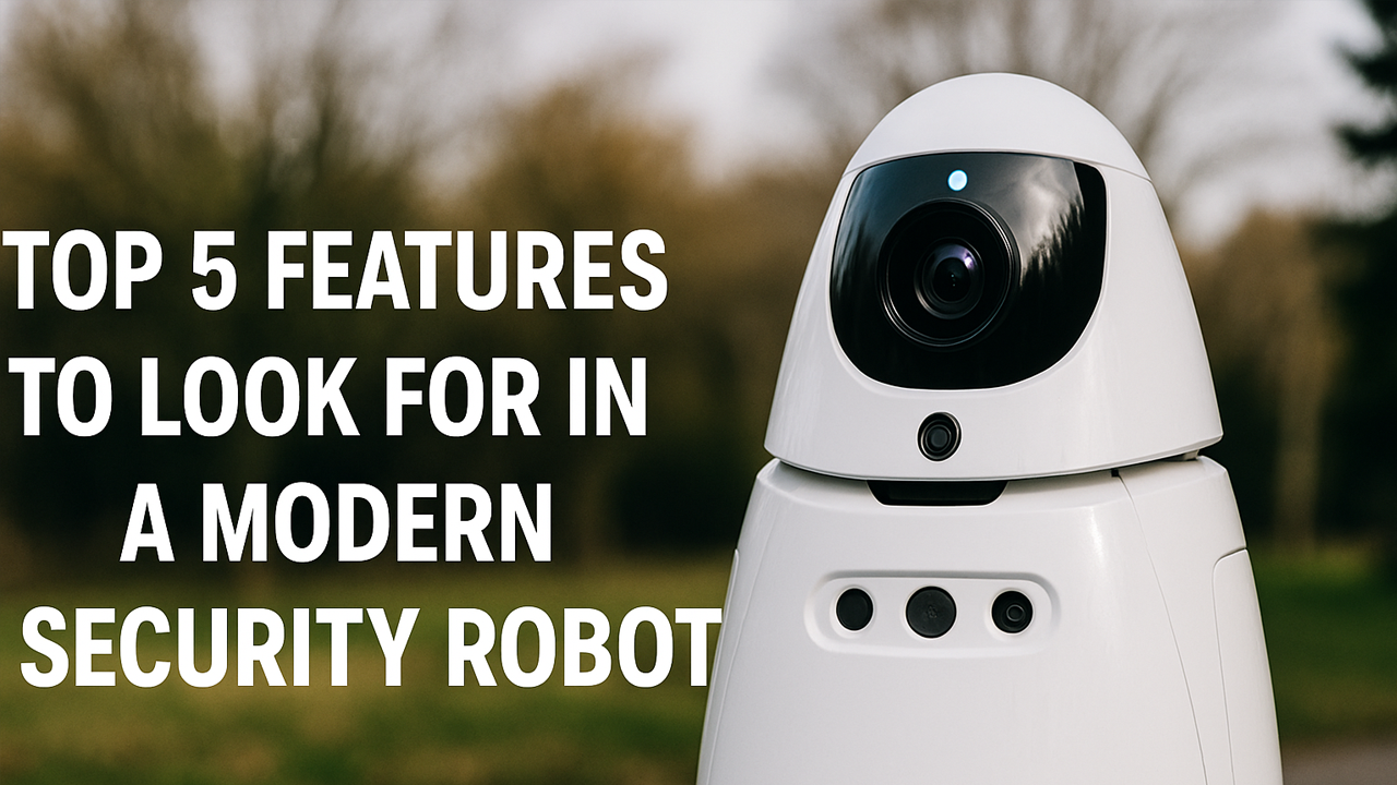 Top 5 Features to Look for in a Modern Security Robot