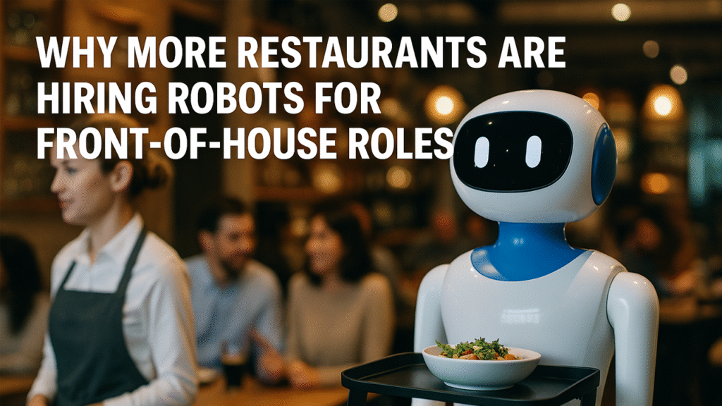 Why More Restaurant are Hiring Robots for Front-of-House Roles