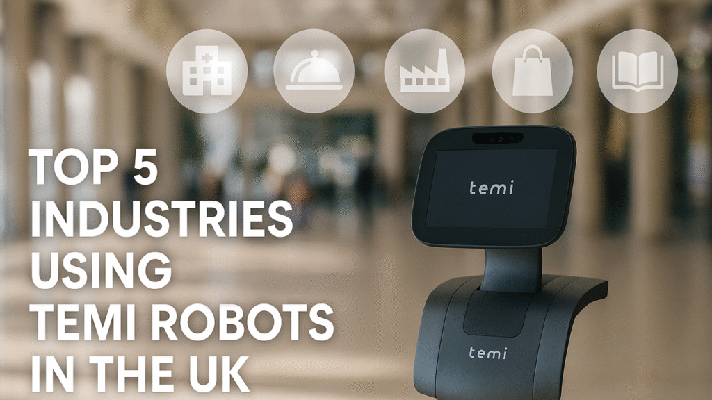 Top 5 Industries Using Temi Robots in the UK