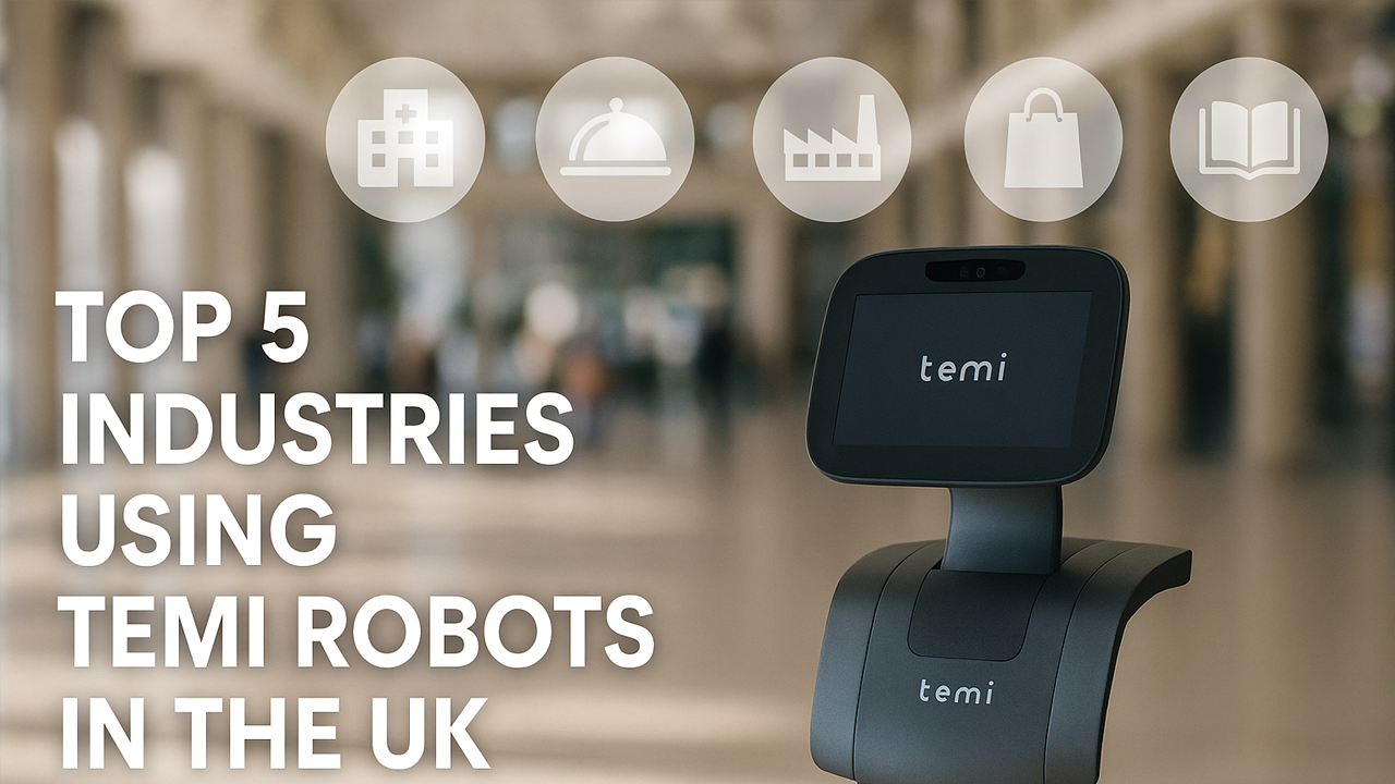 Top 5 Industries Using Temi Robots in the UK