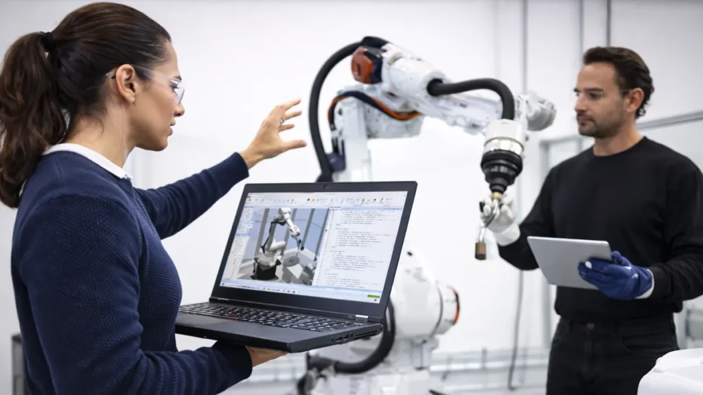 Test and optimise performance robotics